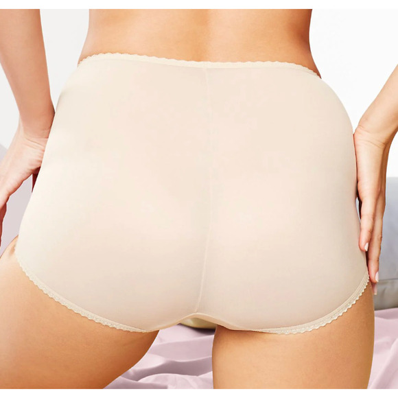 5-Pack Bali Skimp Skamp Brief Panty | Womens 2XL, Mocha Mist 2633 - Picture 3 of 6